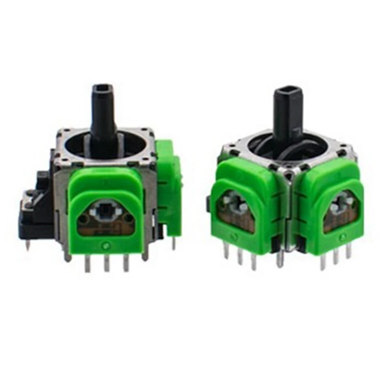 10 Piece For PS5 Hall Electromagnetic Joystick Potentiometer Green Metal+Plastic Adjustable Electromagnetic IC Joystick