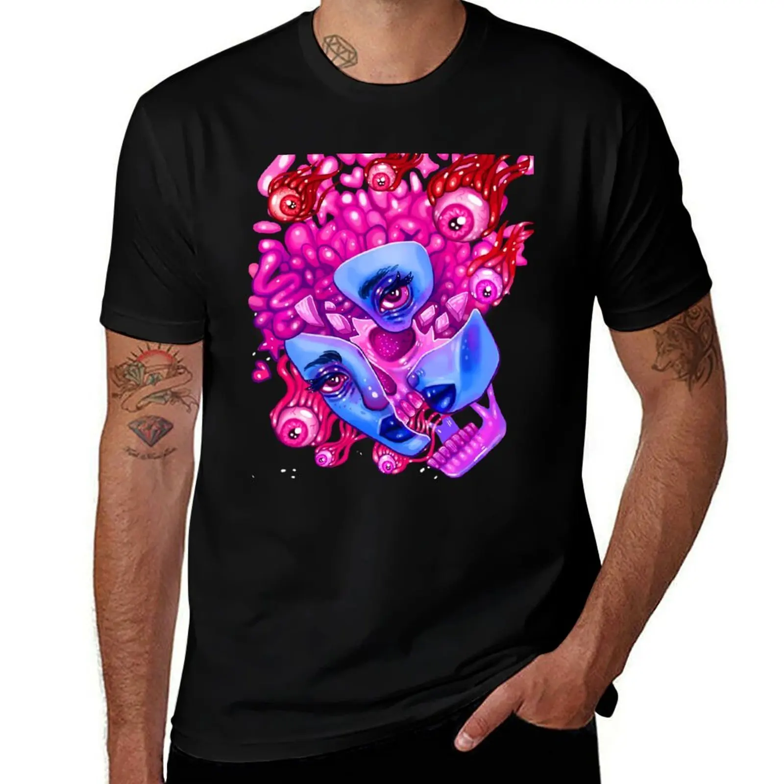 Trapped T-Shirt Fashion Pattern Printed Tee Shirt T-Shirt