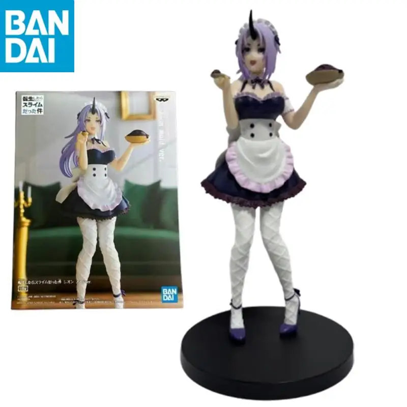 

Bandai Original Banpresto Anime That Time I Got Reincarnated As A Slime Shion With Maid Dresses PVC Action Figure Model Toy Gift