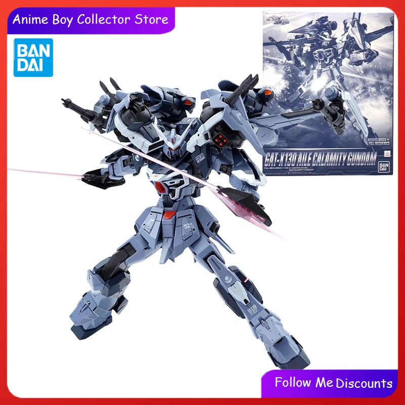 Bandai Original GUNDAM PB 1/100 FM FULL MECHANICS GAT-X131Calamity Gundam Anime Action Figures Model Collectible Ornament