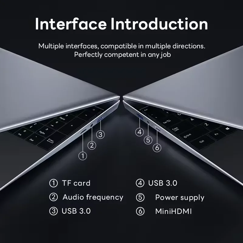 New 15.6 Inch Windows 11 Laptops Intel N4000 12GB RAM 256GB/512G/1TB ROM Notebook PC Computer Office Laptop