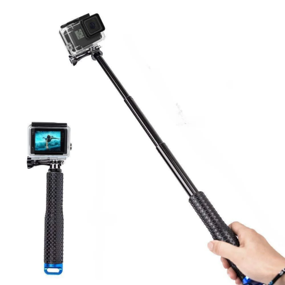48 cm wysuwany drążek teleskopowy ze stopu aluminium do GoPro Hero 12 11 10 9 8 7 OSMO Action Xiaoyi SJCAM Eke