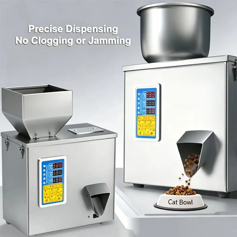 Factory-customized semi-automatic benchtop weighing and packaging machine, suitable for small particles and powders