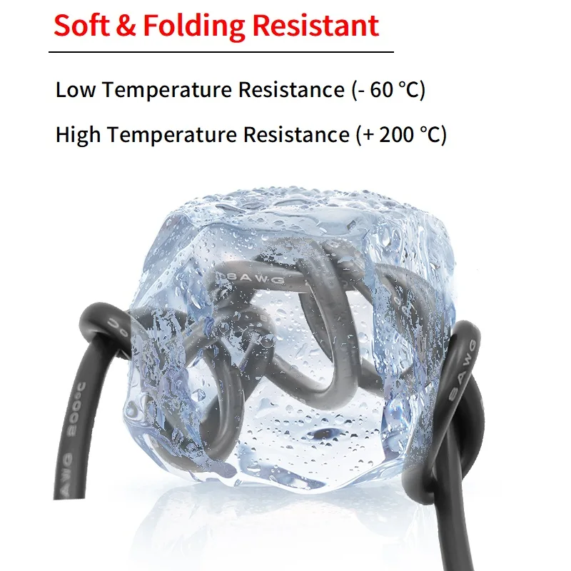 5M/20M Heat-resistant Cable 30 28 26 24 22 20 18 16 14 12 10 AWG Ultra Soft Silicone Wire High Temperature Flexible Copper Cord image 5