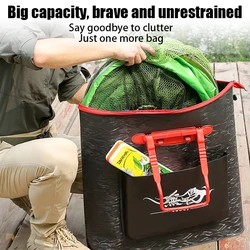 Fishing Bag Eva Fishing Gear Storage Bag Waterproof Collapsible Fishing Tackle Bag Fishing Bucket Live Fish Lures Bait Container