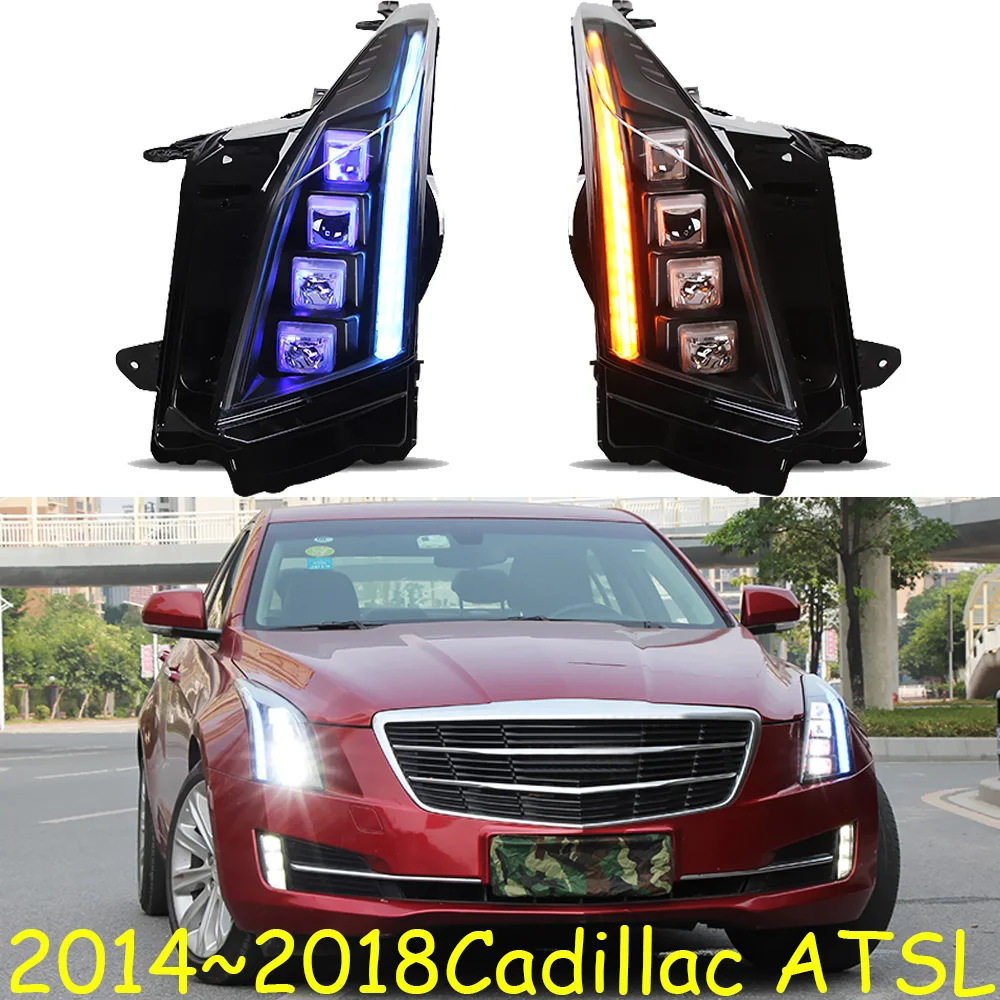 

2014~2018 car bumper head light for Cadillacs ATSL headlight ATS-L car accessories LED DRL head lamp for Cadillacs ATSL headlamp