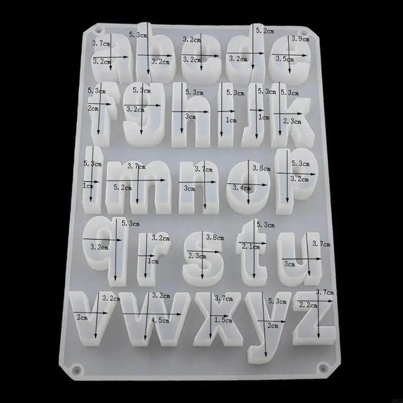 40GB English Letter Pendant Resin Mold Resin Casting Mold Art Craft Tool