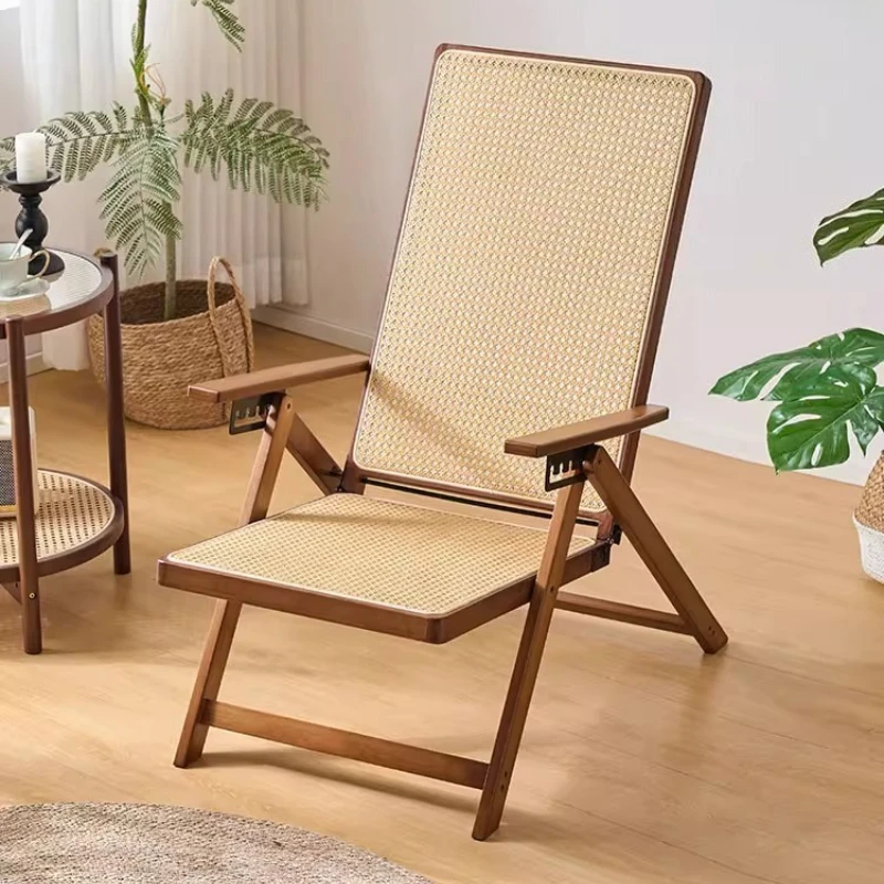 

Plastic Garden Chair Foldable Portable Camping Lightweight Recliner Backrest Outdoor Tourist Beach Accessories sillas plegables