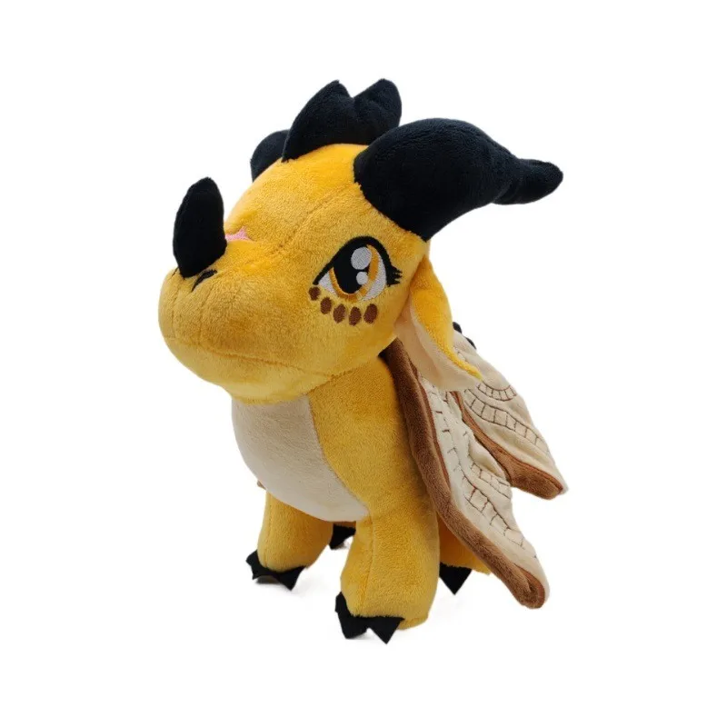 Wings of Fire Plush Dragon Toys Soft Stuffed Animal Cute Yellow  Companion Special Gift for Kids Boys and Girls or Room Decorate