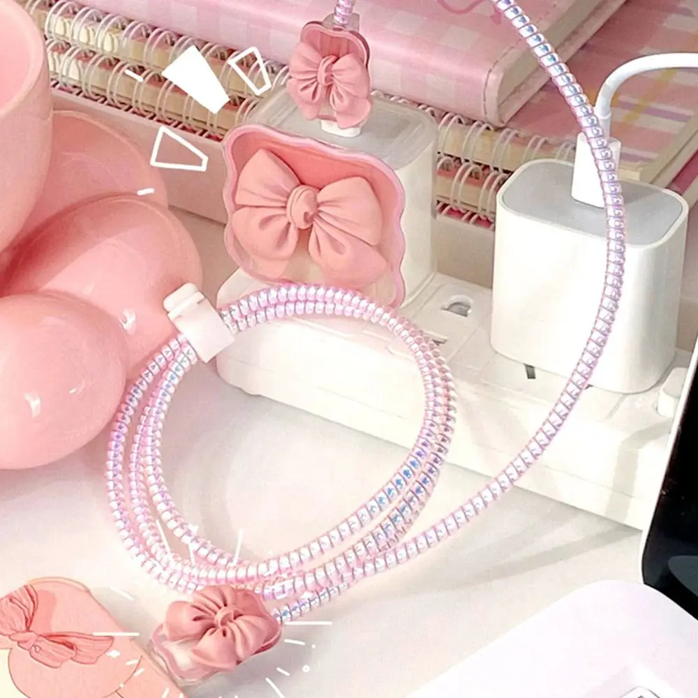 Charger Protector Cable Organizer for iPhone 18 17 15 14 11 18W 20W Charging Head Data Cable Management Winder Kit view 5