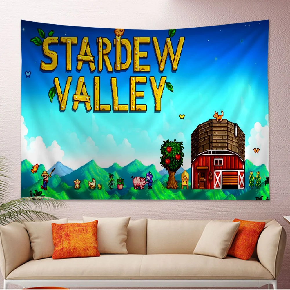 

S-Stardew V-Valley. Wall Tapestry Bohemian Wall Tapestries Mandala Wall Hanging Home Decor