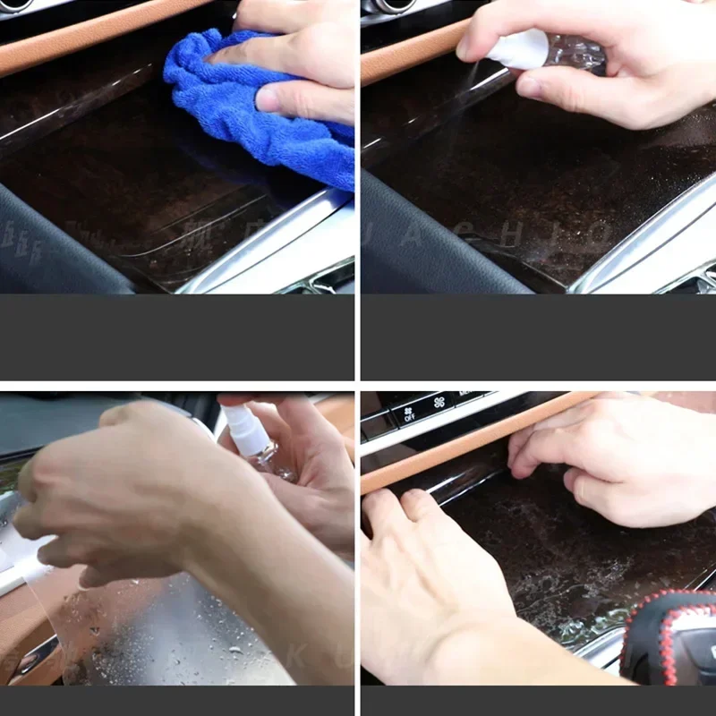 Tpu Transparent Film for 9th Toyota Camry Car Interior Sticker Center Console Dashboard Screen Protection Film  Accessories