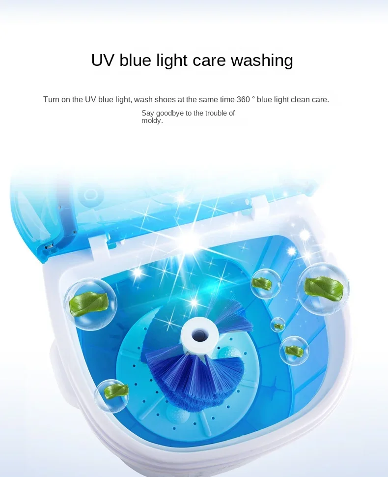 110V/220V Automatic Shoes Washer with Drying and Brushing - Your Ultimate Shoe Cleaning Solution