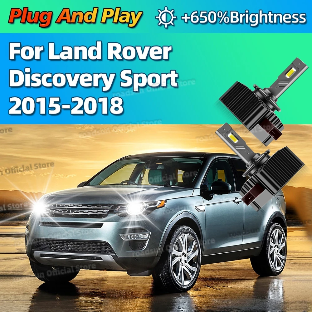 

LED Headlights HID D3S Turbo Car Light Bulbs 30000LM For Land Rover Discovery Sport 2015 2016 2017 2018 Plug and Play