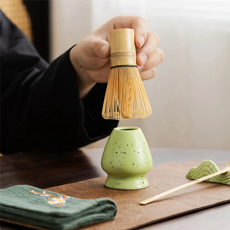 

ABMR-Matcha Green Tea Whisk Teaware Japanese Ceremony Bamboo Chasen Tea Tool Tea Brush Exquisite Matcha Kit For Teaset