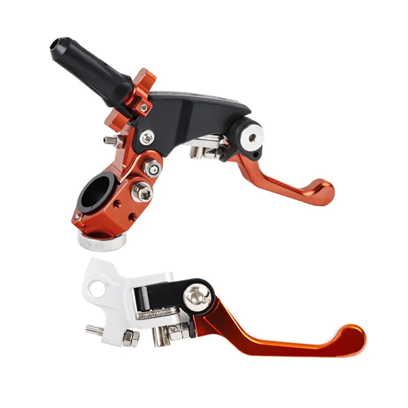 CNC 360° Crash Protection Clutch & Brake Lever, Labor Saving Handlebar Levers for BSE Dirt Bike, Motorcycle Modification Parts
