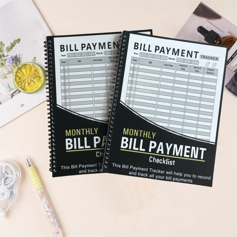 50 Page,A4 Budget Planner,Monthly Bill Organizer with Expense Tracker Notebook,Undated Bill Payment/Finance Plan,Account Book