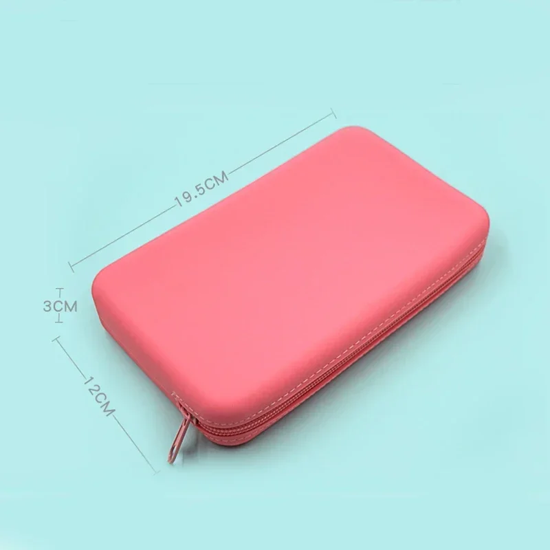 Women Large Capacity Waterproof Cosmetic Storage Bag with Square Silicone Makeup Brush Holder Case for Lady Girl