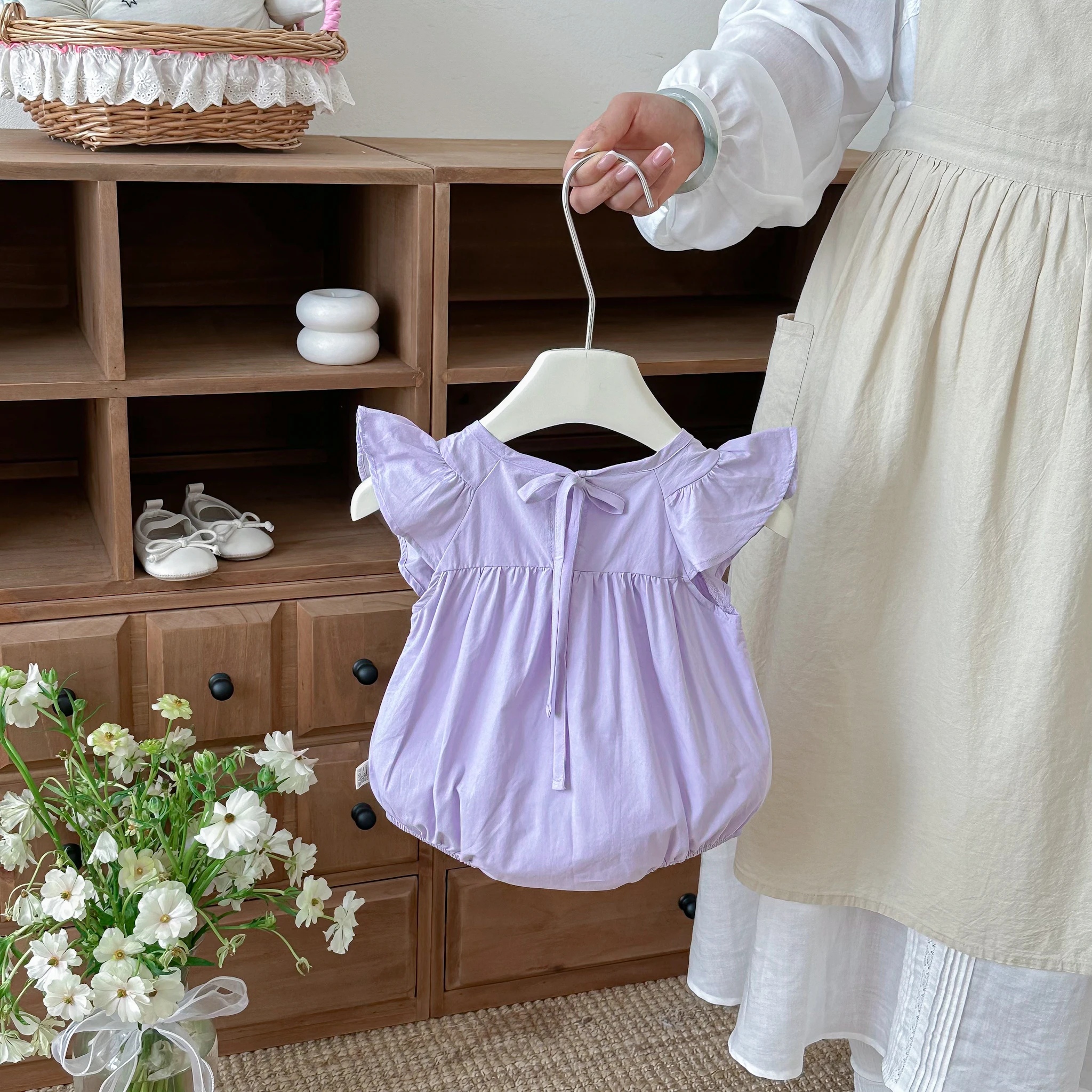 Summer Lightweight Stylish Flared Dress for Baby Girls - Sweet and Cute Summer Outfit with a Baggy Top