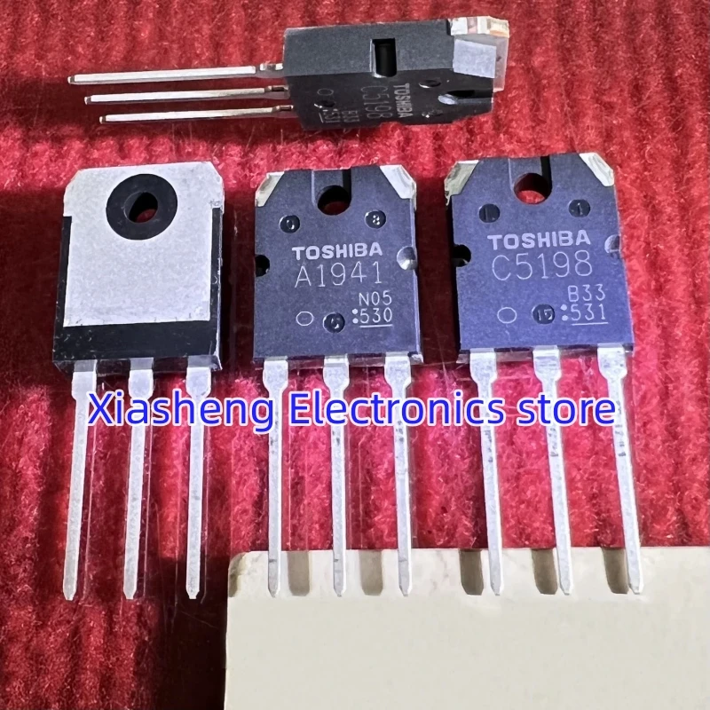 

New Original 5Pairs 2SA1941 A1941 + 2SC5198 C5198 TO-3P Audio Amplifier Transistor In Stock