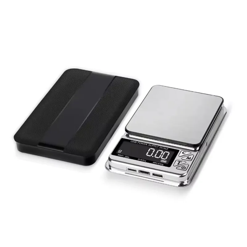 USB Charge 500g/1000gx0.01g Digital Jewelry Scale High Precision Accuracy Smart Counting Gem Food Balance Kitchen Pocket Scales