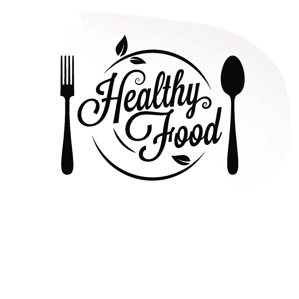 Bon Appetit Vinyl Wall Decal  Window Sticker Dining Kitchen Vinyl Wall Decal Organic Healthy Food Dining Room Nutrition Sticker