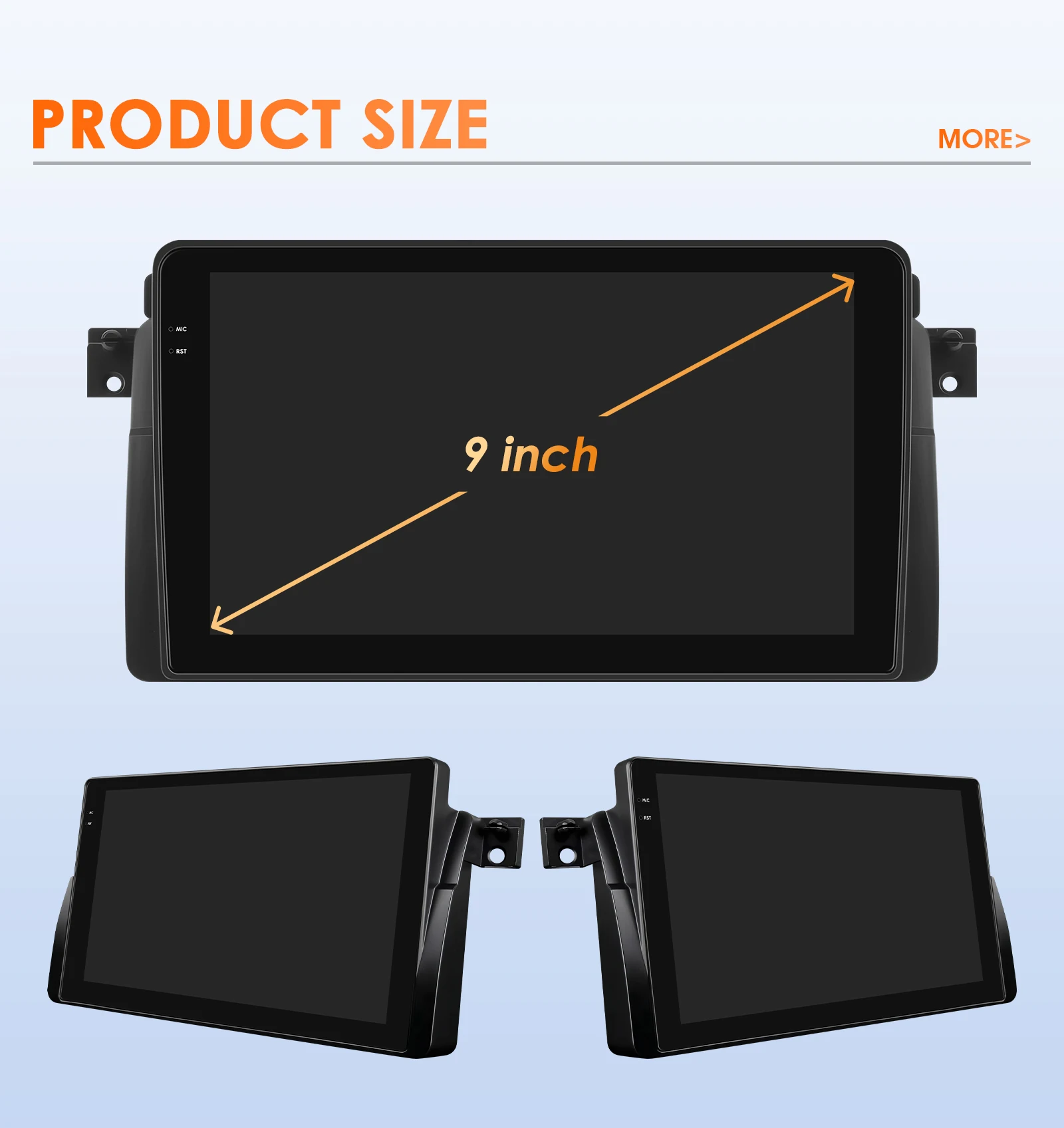 Radio de coche Hizpo 2 Din Android para BMW E46 M3 318/320/325/330/335, reproductor multimedia de vídeo, GPS, 4G, Carplay, unidad principal estéreo para coche, 9 pulgadas 7