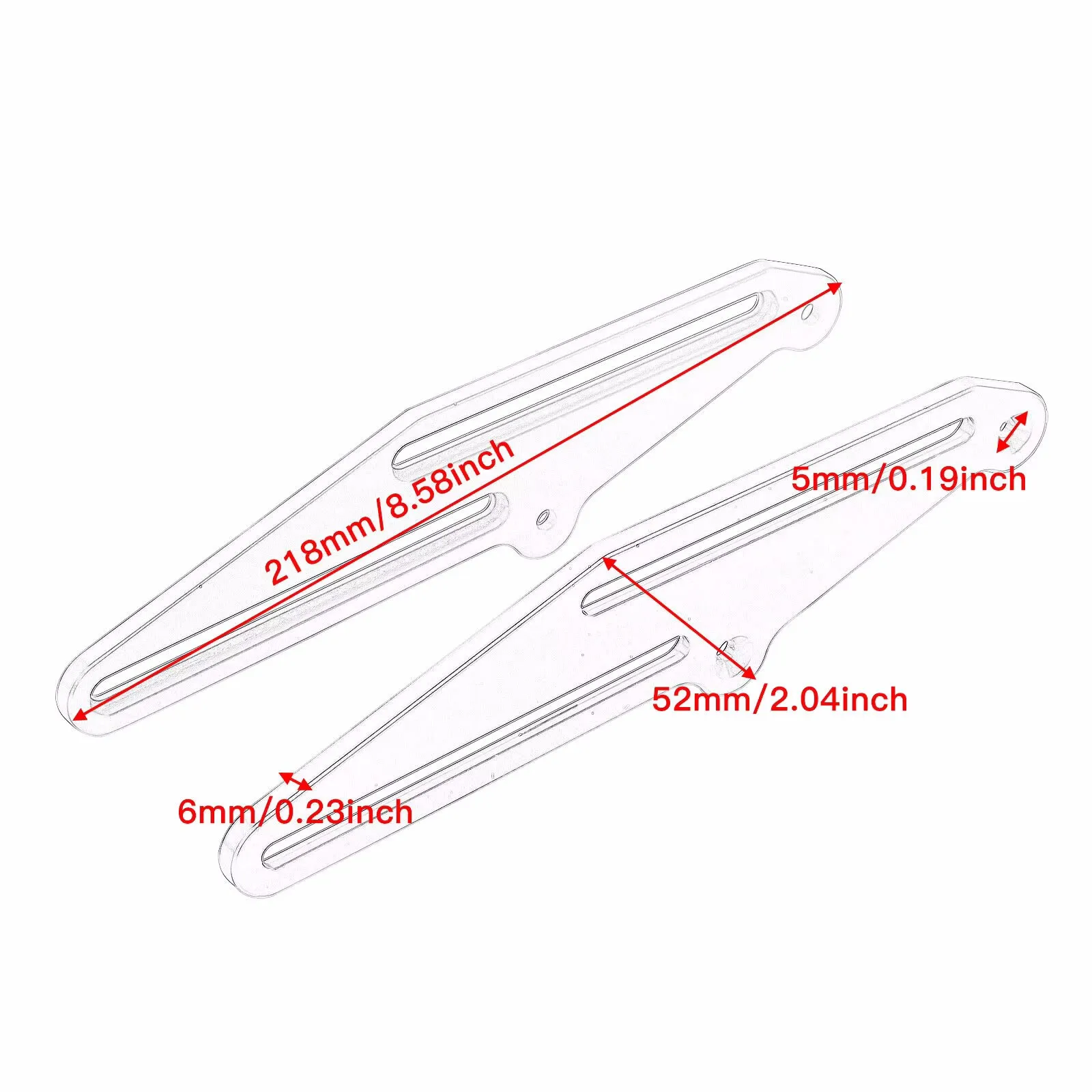 1 Set Windscreen Adjusters For Yamaha Tenere 700/XT700Z 2019 2020 2021 Windshield Mount Bracket