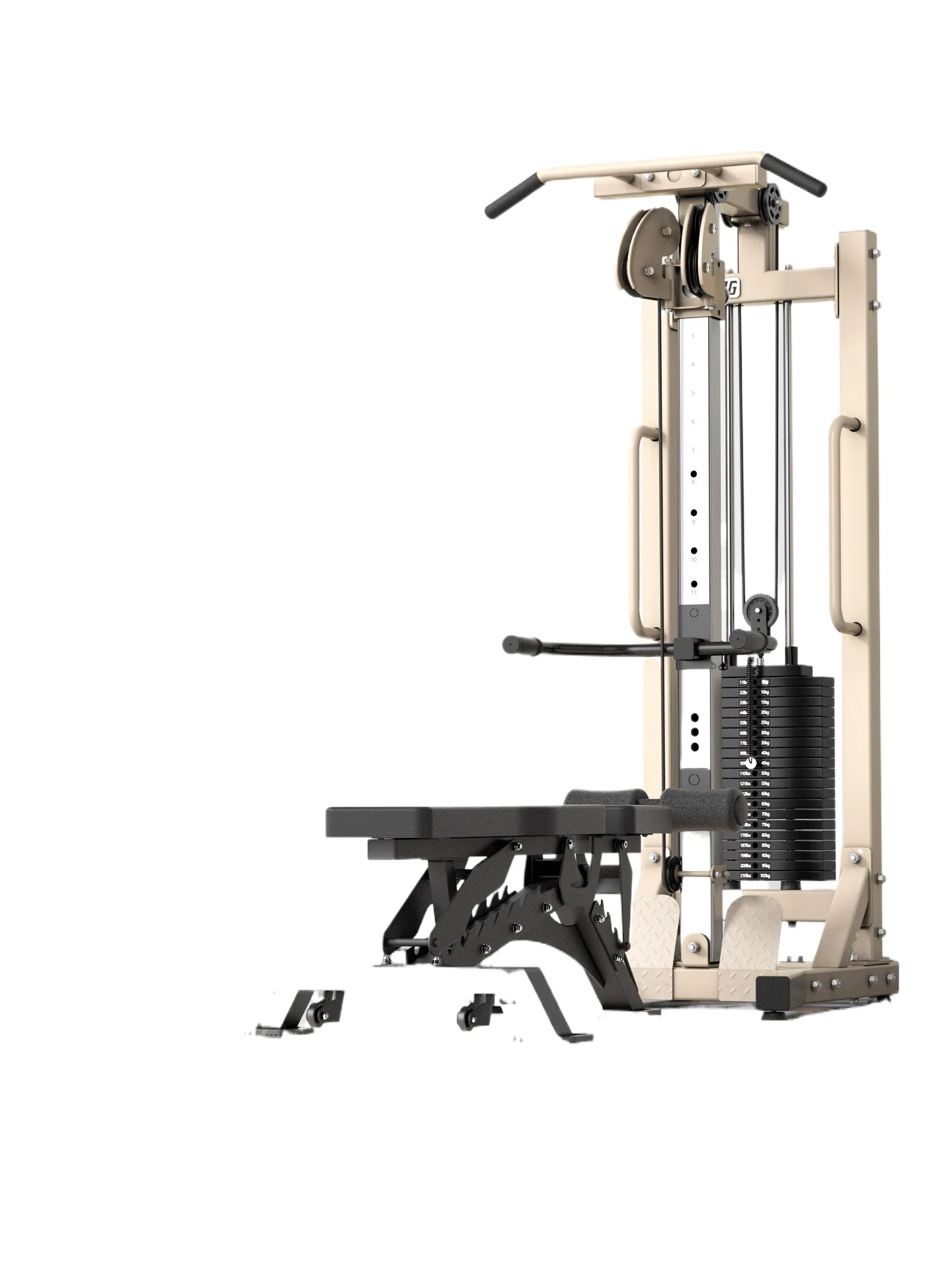 CX household high pull-down unilateral, trainer multi-functional integrated fitness equipment pull-up gantry