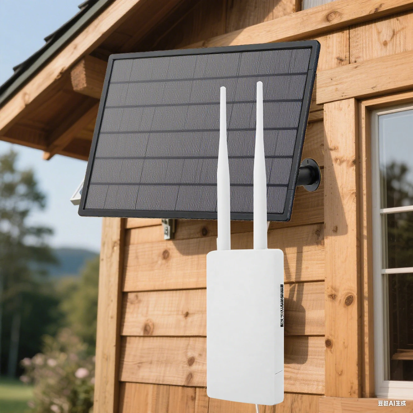 Outdoor 4G Router Wireless Solar Powered 18650 Battery with 3G GSM Sim Card Slot 12V1A Camera Home Security Wireless AP Bridge