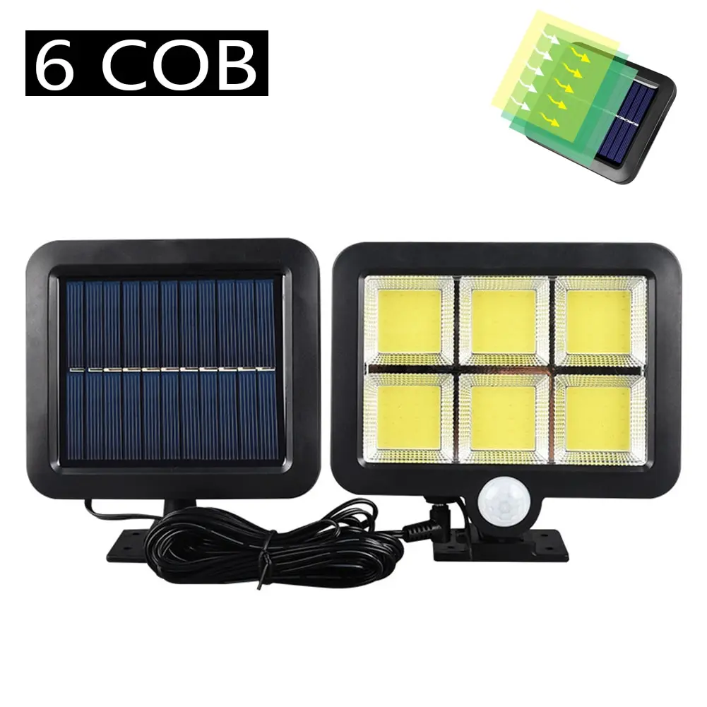 Unbranded COB Solar Wall Light Black 5
