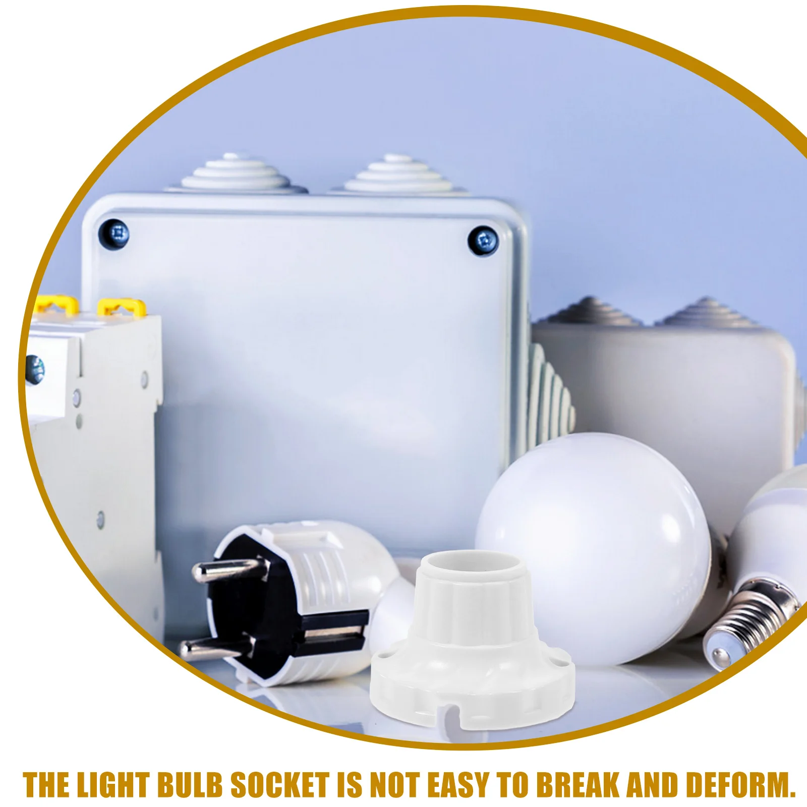 

10pcs Heat Holder High Temperature Light For Wall Table Repair Replacement Lamp Socket Durable Lamp Repair Socket