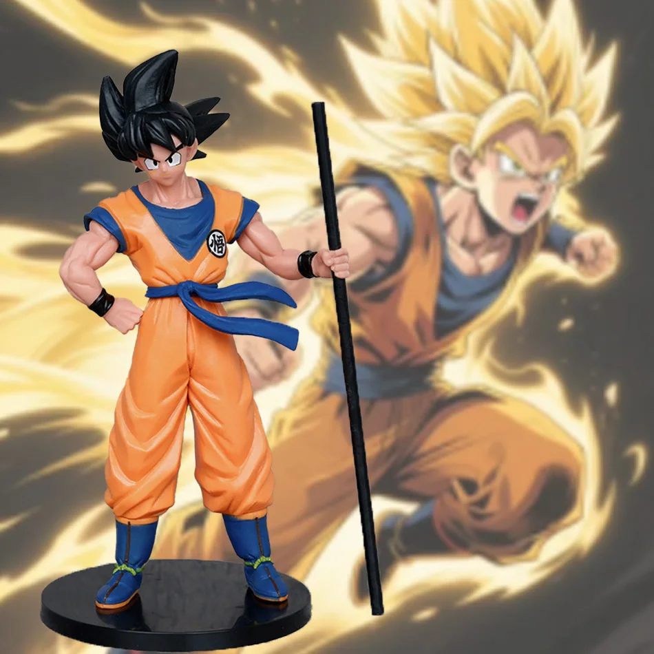 Dragon Ball Son Goku Super Saiyan Anime Figuur 22 cm Goku Action Figure Model Geschenken Collectible Beeldjes voor Kinderen