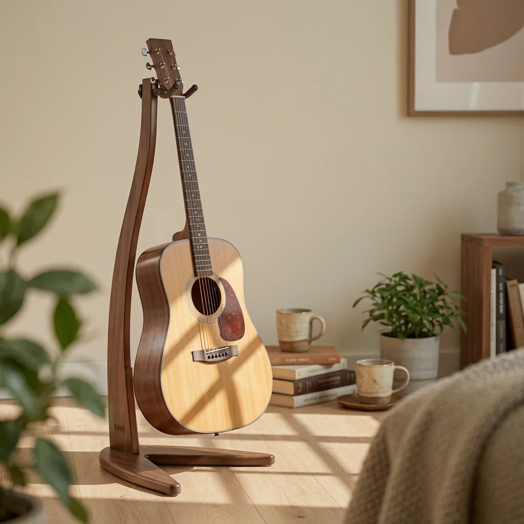 guitar-stand-with-padded-cradle-stable-wooden-guitar-stand-space-saving-long-lasting-for-guitarists-living-room-music-studio