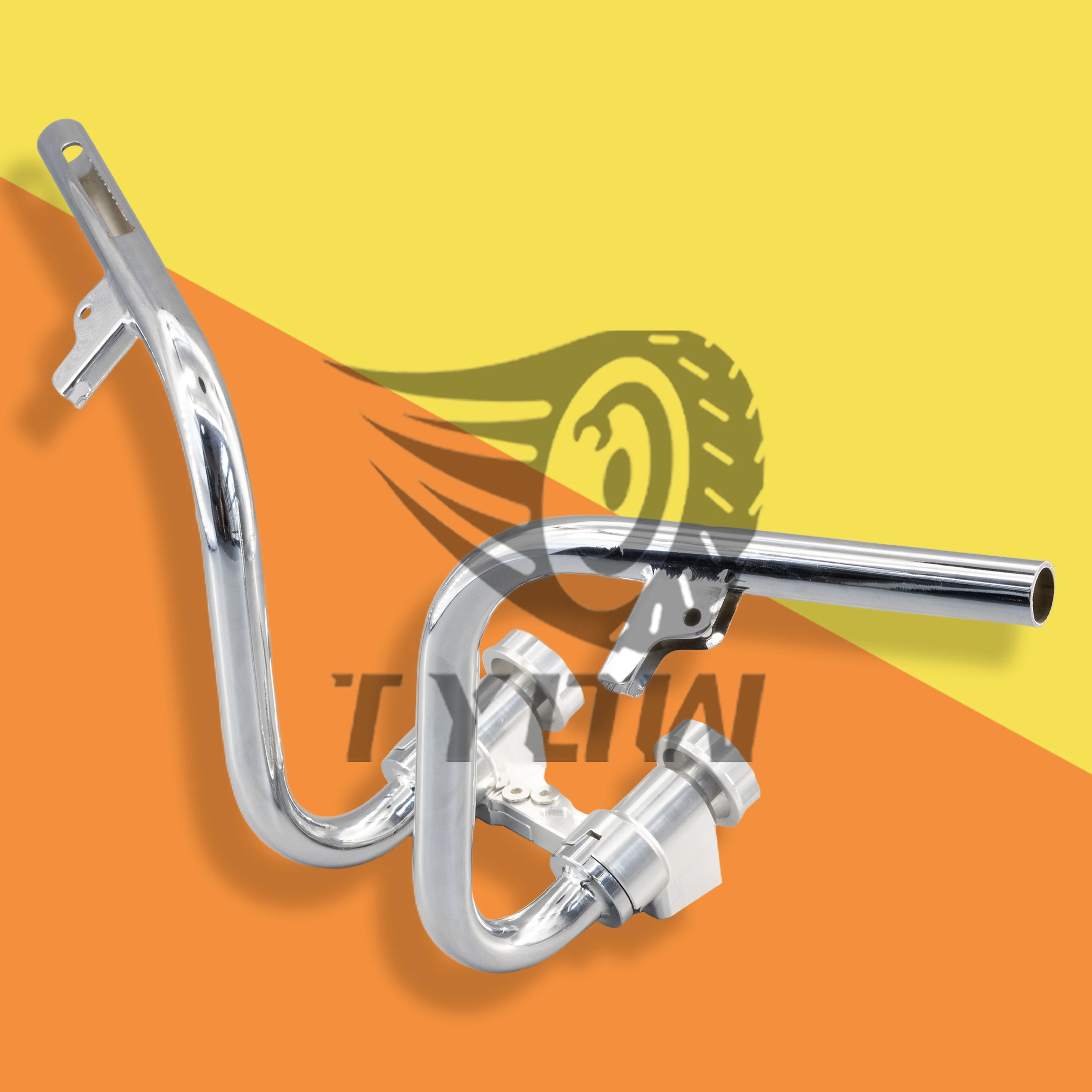 Barra de mango de aleación DAX, palanca plegable, manillar de percha, dirección para bicicleta Dax CT70 K0-Style Monkey Z50