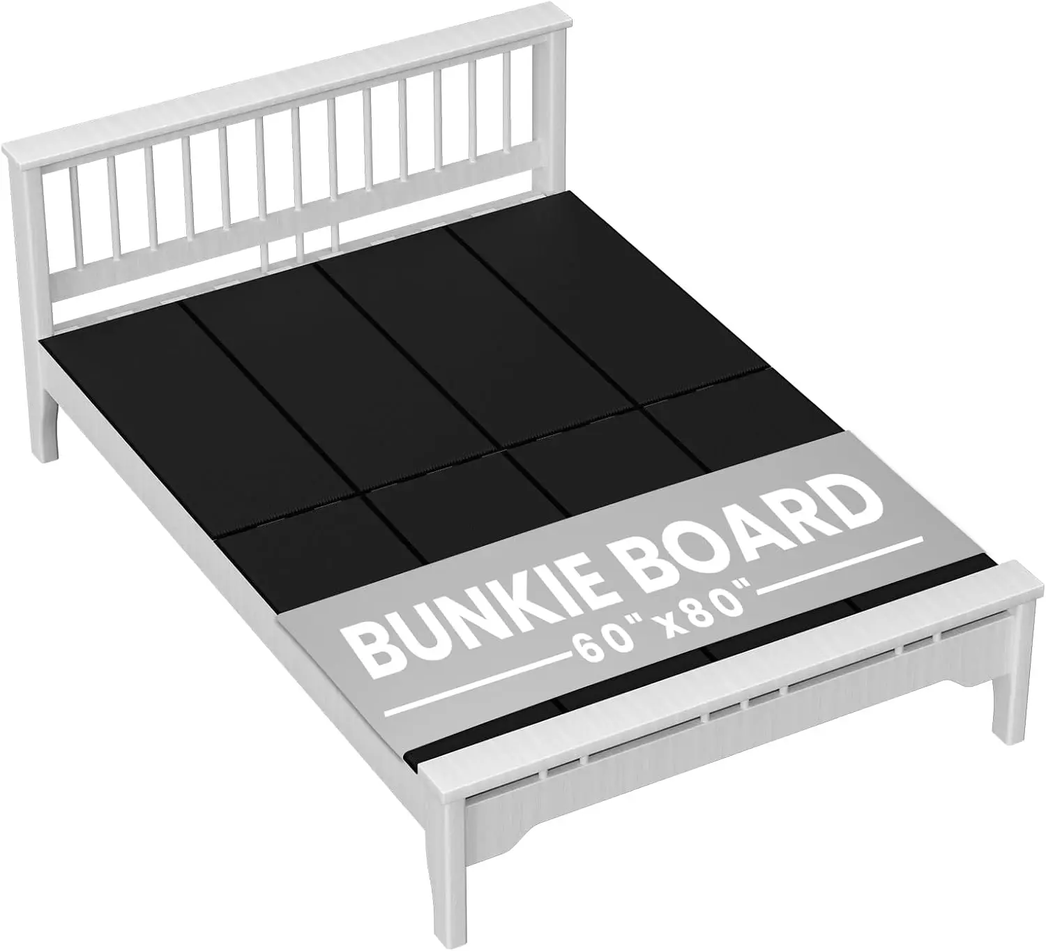 Queen Size Bunkie Board, 10mm Thick Bed Support Board, 80 x 60 Inch Mattress Support Foundation Panel