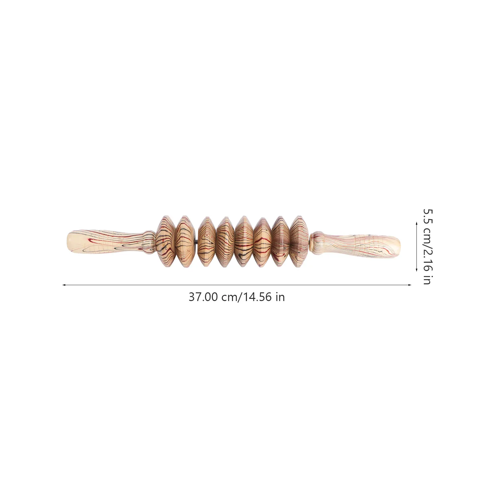 

Abdominal Massager Roller Wooden Muscle Stick Body Relaxation Fitness Tool Health Preserving Massage Sticks Promote Circulation