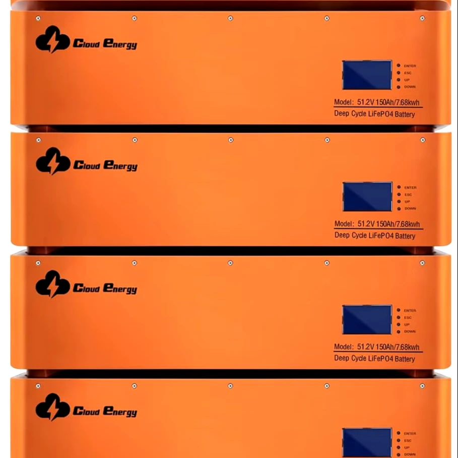 Inverter 48V Stackable LiFePO4 Battery With 6kw Inverter 60A MTTP 10 Year Lifetime Perfect For Monitor RV, Solar