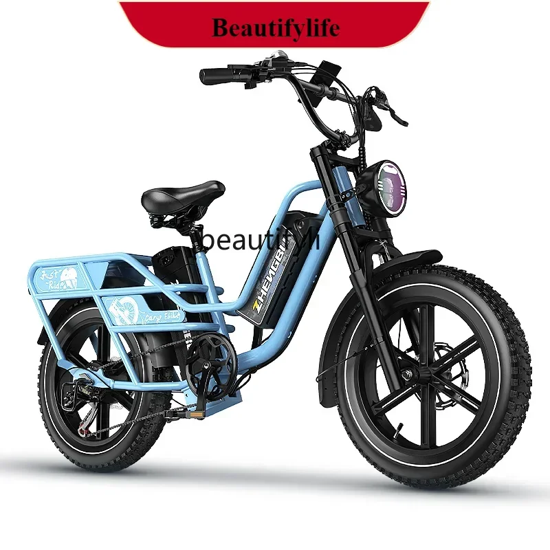 

E132 New national standard super long battery life electric vehicle dual battery adult commuter electric bicycle