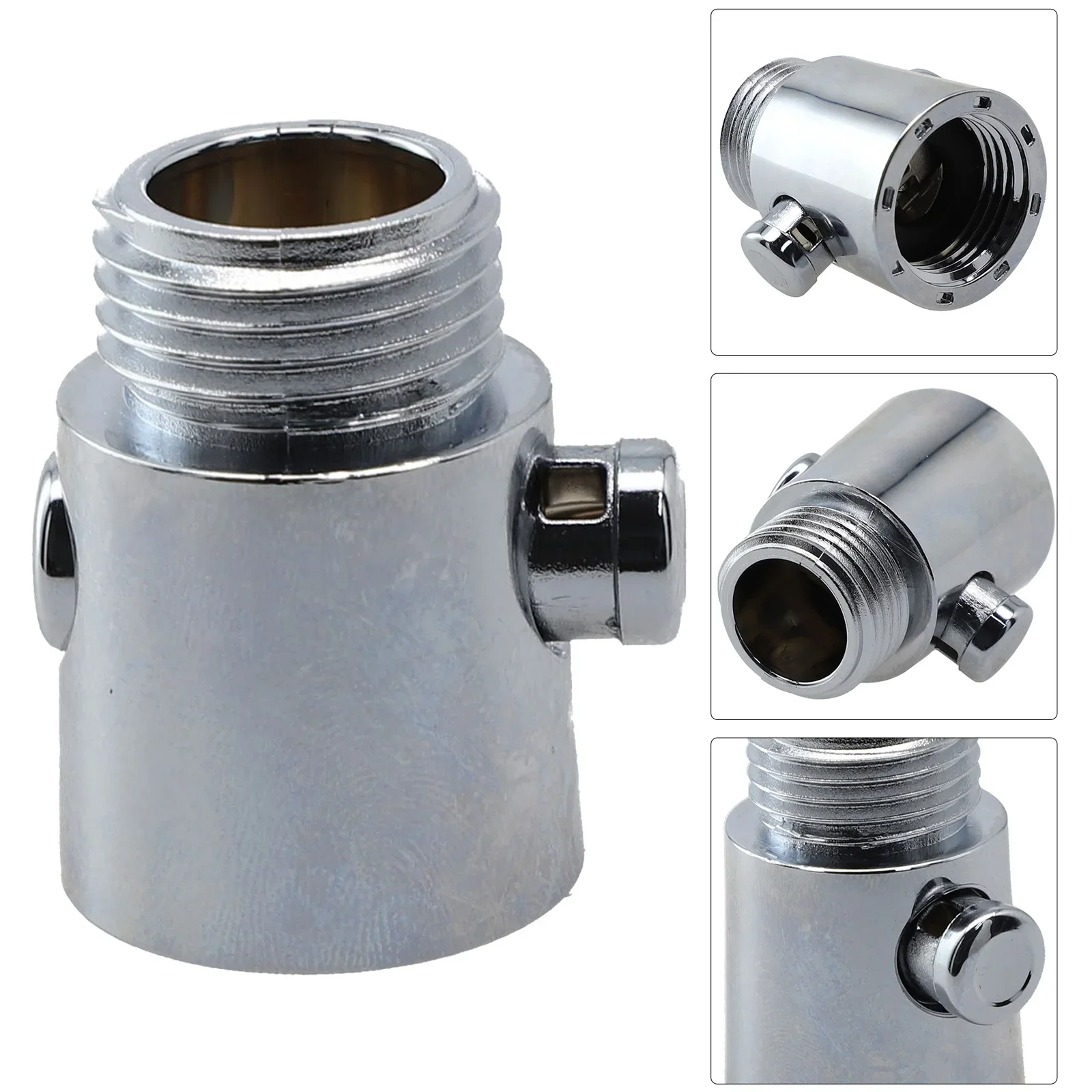 Shower Head Arm Diverter Valves Bidet Sprayer Head Flow Regulator One-Button Pause Water Controller Bathroom Accessory