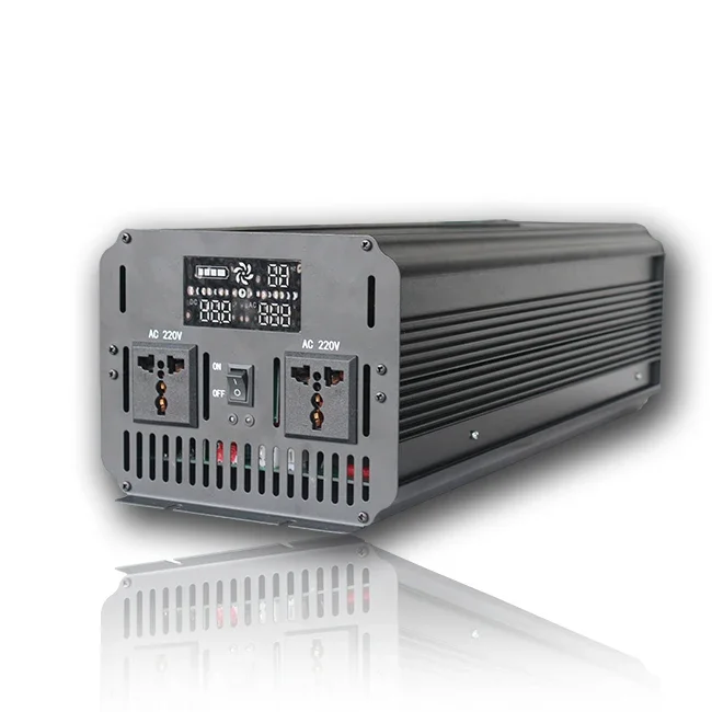 

Off Grid Car DC to AC 3000w inverter with battery charger 12V 220V