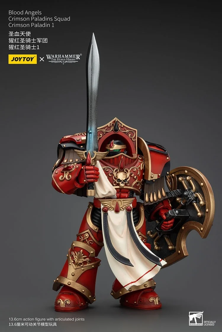 

JOYTOY Warhammer "The Horus Heresy" Blood Angels Crimson Paladins Squad Crimson Paladin 1 Action Figures Doll Decoration Gift