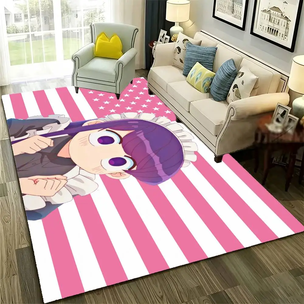 Anime Komi Cannot C-Communicate Floor Mat Rugs Soft Bedroom Floor Anti-skid Household Carpets