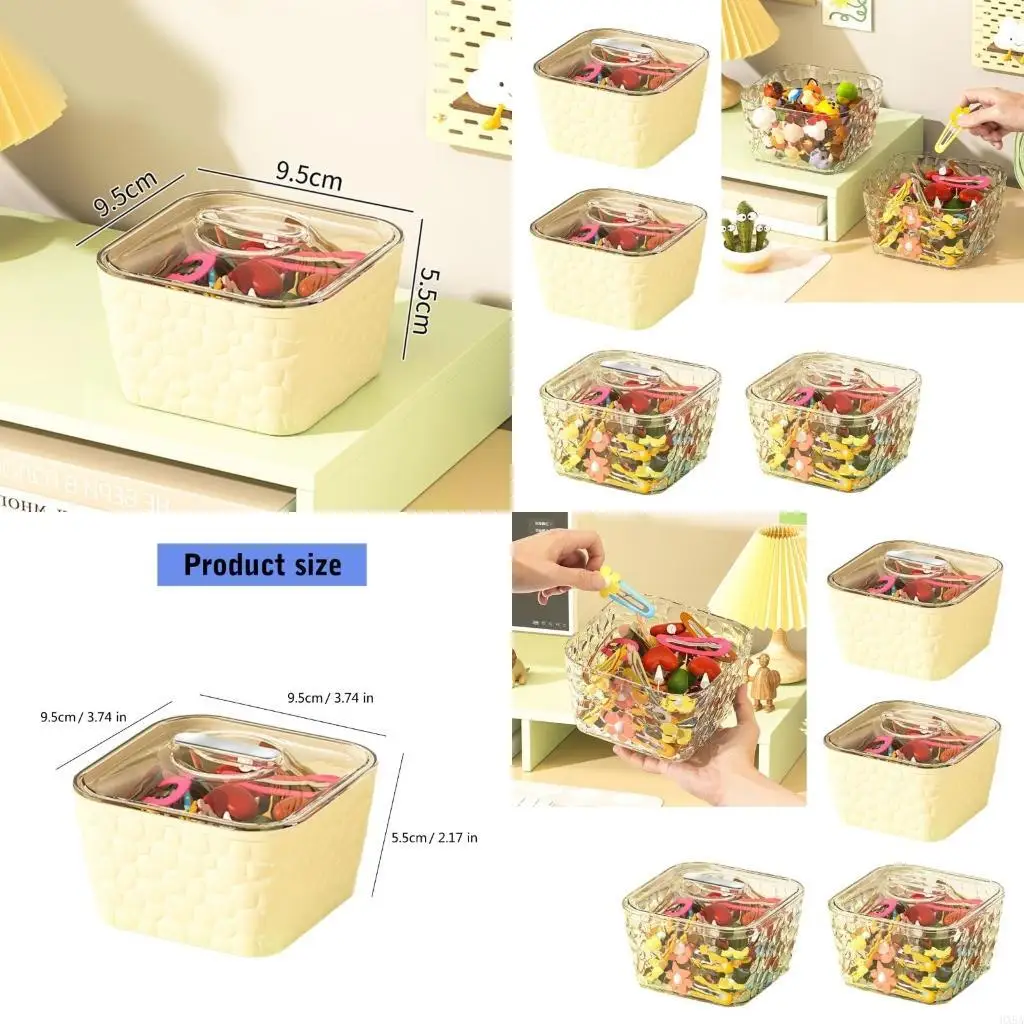 

HXBA Plastic Jewelry and Hair Accessory Organizers Elegant Laundry Pods Container