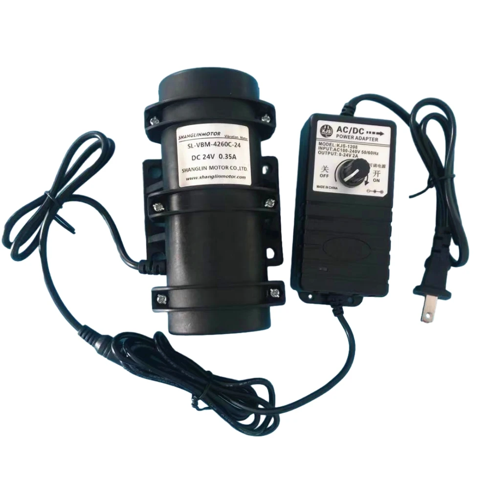 DC12V/24V 0.5A/0.35A Max Vibrating Motor with Governor 2800RPM Double Eccentric DC Vibrating Motor for Warn System Massage Chair