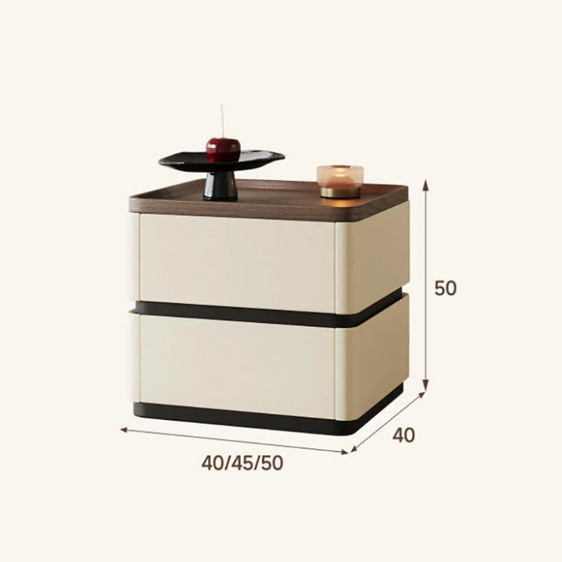 Refined Bedroom Side Frame Decorative Fixture Nightstand Bedroom Indoor Delicate Interior Assembly Bedroom Furniture