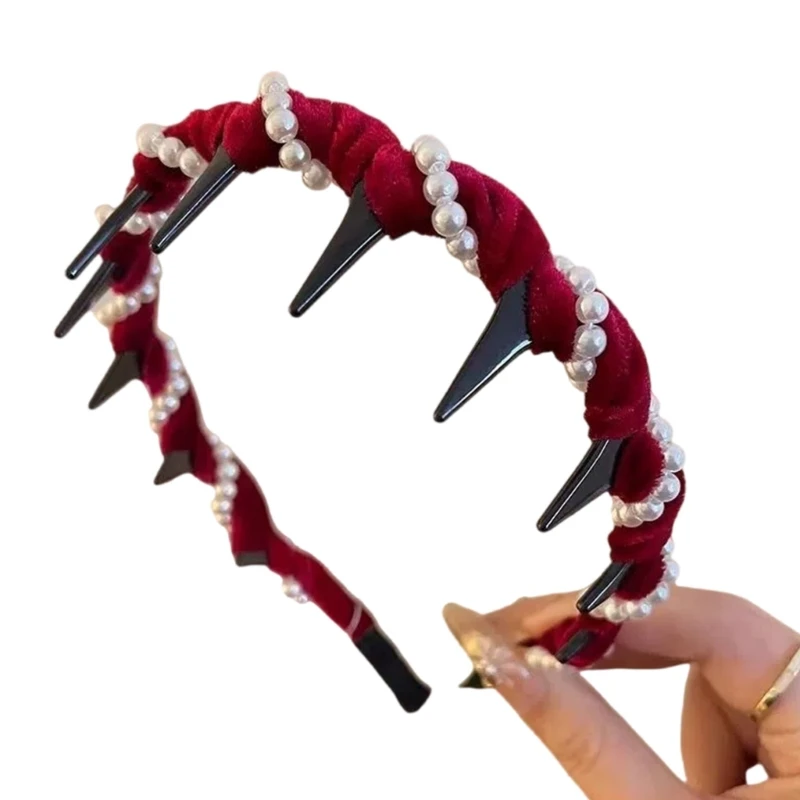 

Стильные нескользящие бархатные повязки на голову с искусственными кристаллами, идеально подходящие для танцевальных вечеринок,