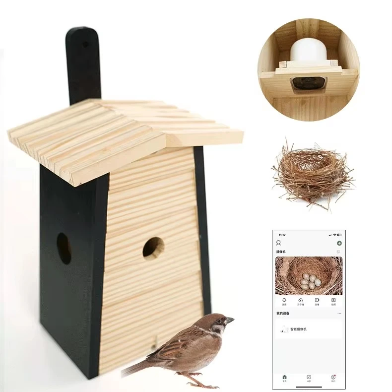 

*e forHigh Quality Custom Outdoor Solid Wooden Birdhouse Weatherproof Wood Birdhouse for Pets&