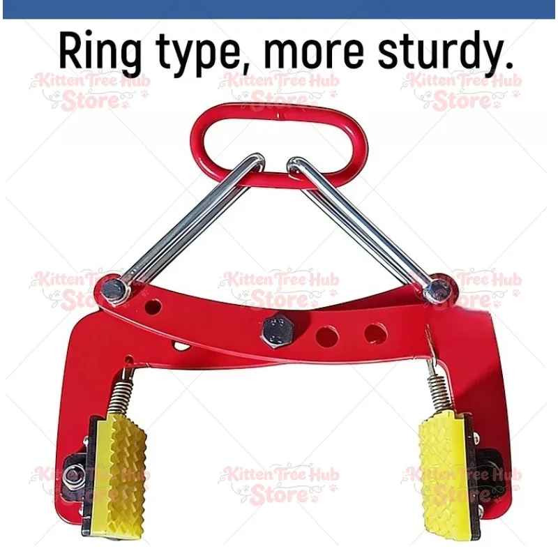 Heavy Duty Stone Lifting Clamp With Adjustable Jaw Width, Rubber Lined Non-slip Jaw