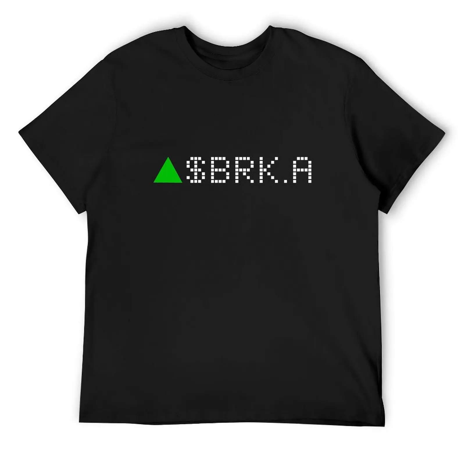 Berkshire Hathaway Inc. Class A Stock Ticker Green - White Font T-Shirt custom t shirt sports fans mens cotton t shirts